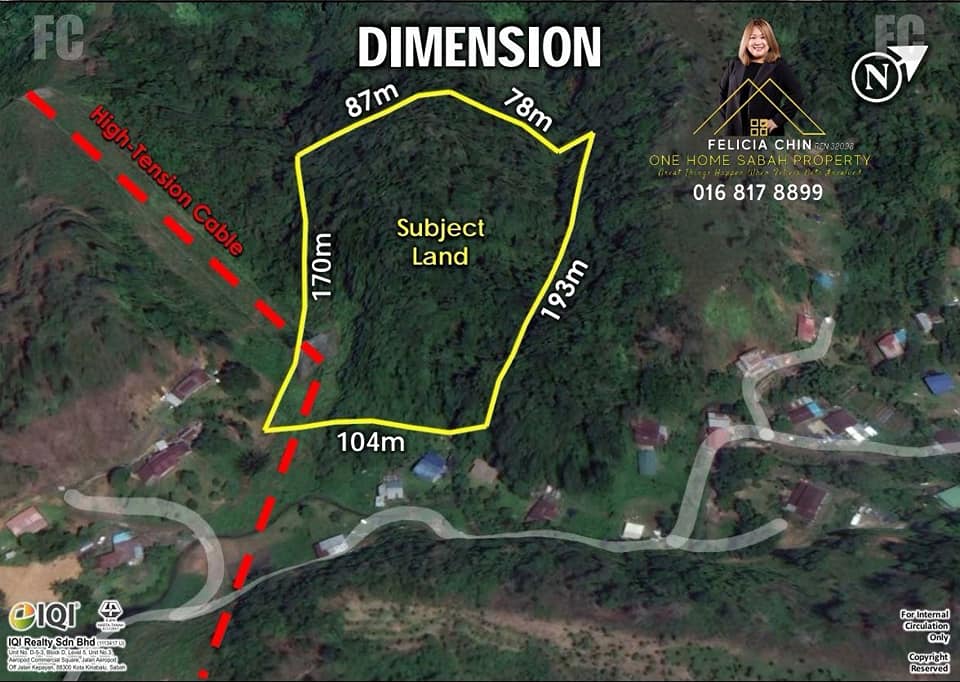 HILLY LAND FOR SALE PENAMPANG Felicia Chin