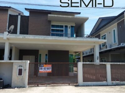 2 Storey Semi – D House at Tropicana Villa Penampang