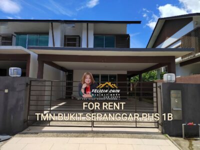 FOR RENT - Taman Bukit Sepanggar Phs1B 2 -Storey Inter -Corner Terrace Hse