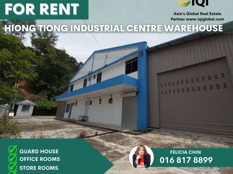 FOR RENT - HIONG TIONG INDUSTRIAL CENTRE WAREHOUSE @ INANAM