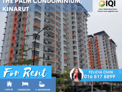 FOR RENT - THE PALM CONDOMINIUM, KINARUT