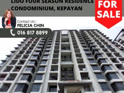 FOR SALE - LIDO FOUR SEASON RESIDENCES CONDOMINIUM, KEPAYAN
