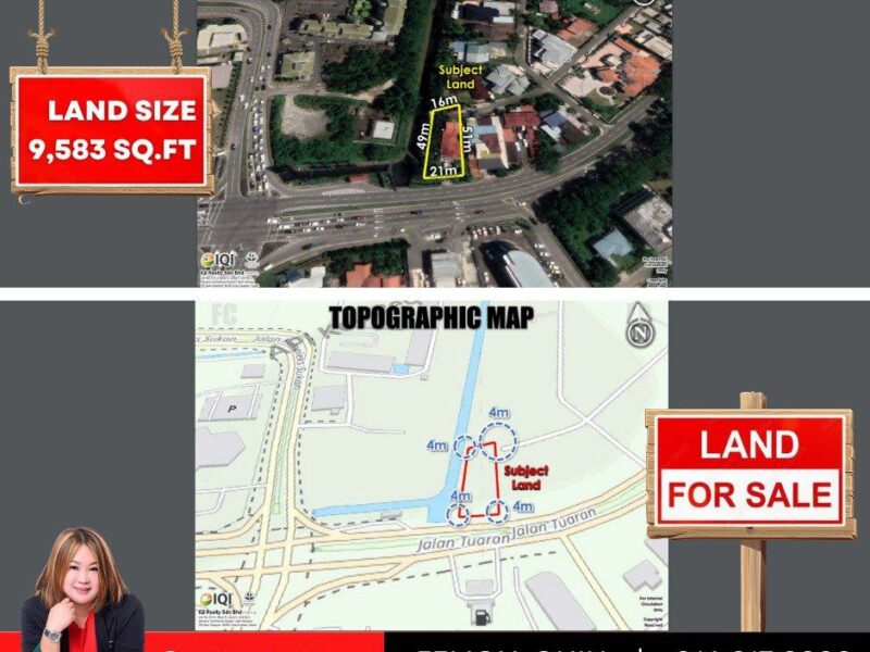 LAND CL FOR SALE - SUPER PRIME@LIKAS ROAD FRONTAGE