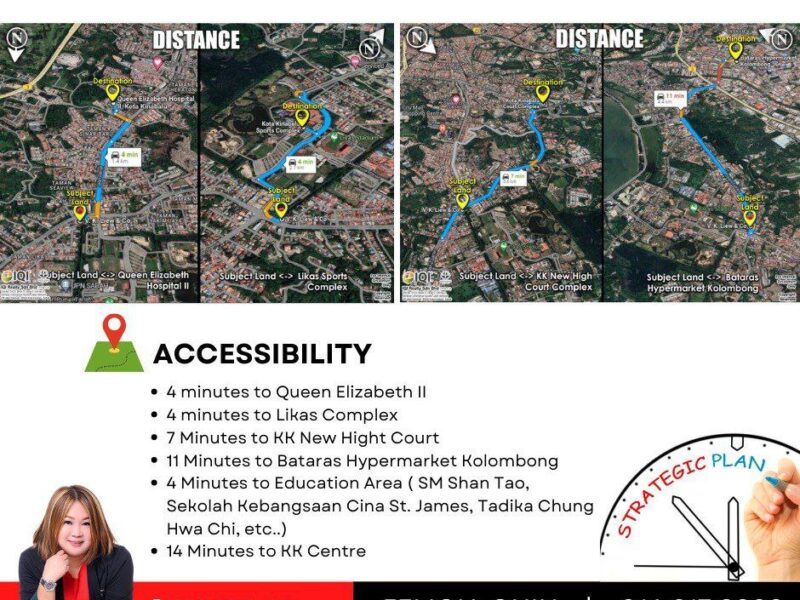 LAND CL FOR SALE - SUPER PRIME@LIKAS ROAD FRONTAGE