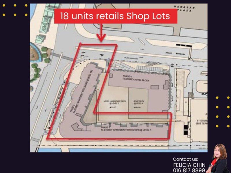 SHOPLOT FOR SALE - THE CROWN BOULEVARD KOTA KINABALU