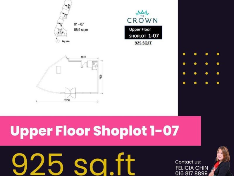 SHOPLOT FOR SALE - THE CROWN BOULEVARD KOTA KINABALU