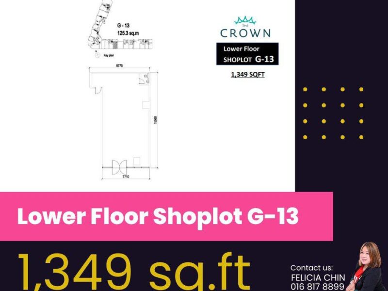 SHOPLOT FOR SALE - THE CROWN BOULEVARD KOTA KINABALU