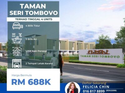 TAMAN SERI TOMBOVO RUMAH TERES 2 TINGKAT