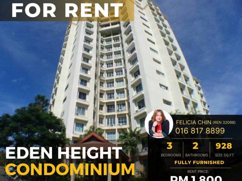 FOR RENT - EDEN HEIGHT CONDOMINIUM