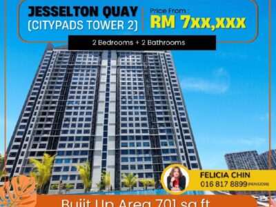 FOR SALE - JESSELTON QUAY CITYPADS TOWER 2