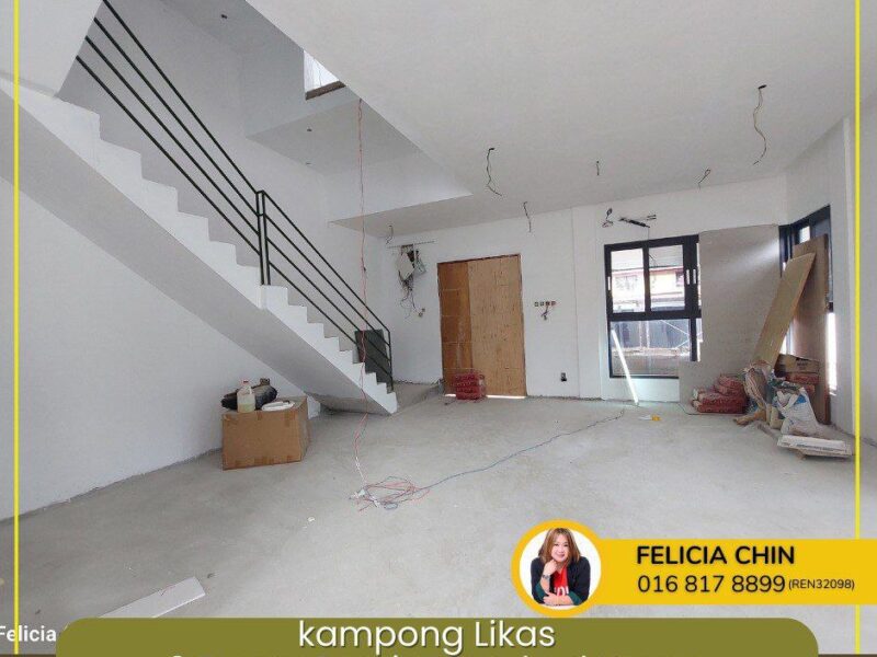 KAMPONG LIKAS 3 STOREY SEMI DETACHED HOUSE