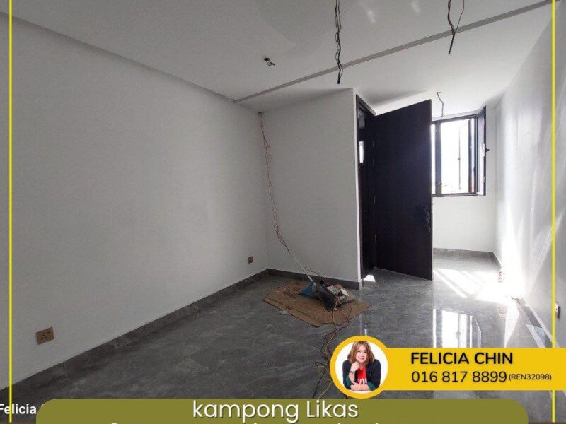 KAMPONG LIKAS 3 STOREY SEMI DETACHED HOUSE