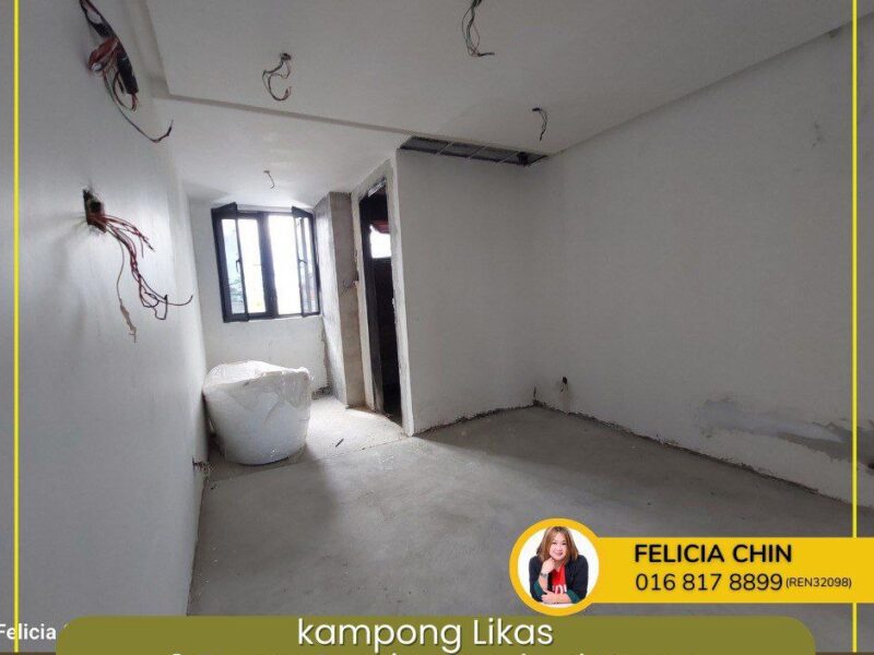 KAMPONG LIKAS 3 STOREY SEMI DETACHED HOUSE