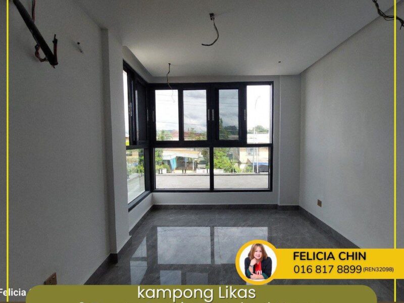 KAMPONG LIKAS 3 STOREY SEMI DETACHED HOUSE