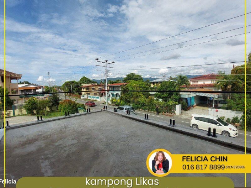 KAMPONG LIKAS 3 STOREY SEMI DETACHED HOUSE