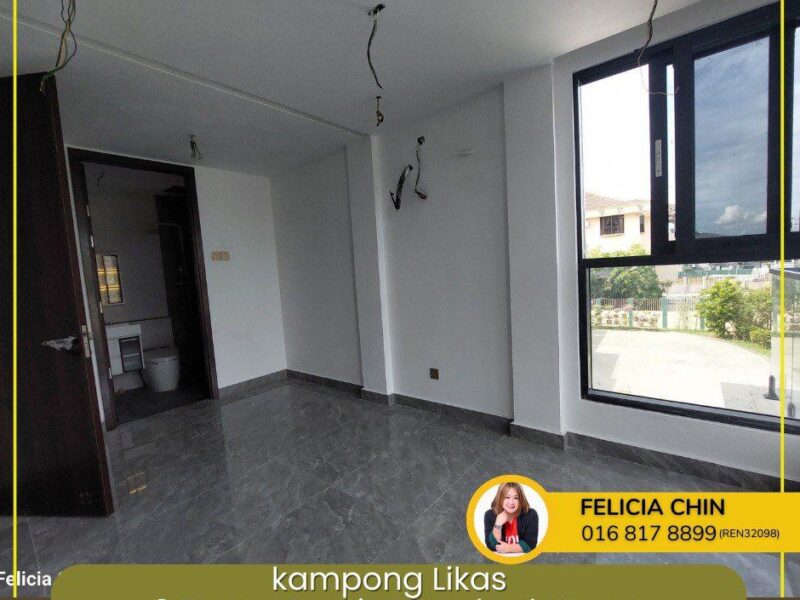 KAMPONG LIKAS 3 STOREY SEMI DETACHED HOUSE