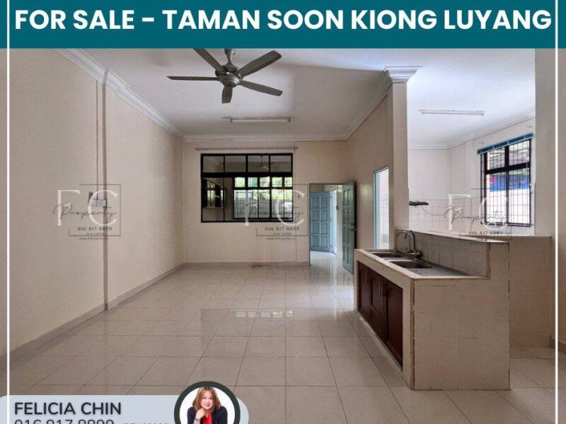 FOR SALE -TAMAN SOON KIONG, LUYANG