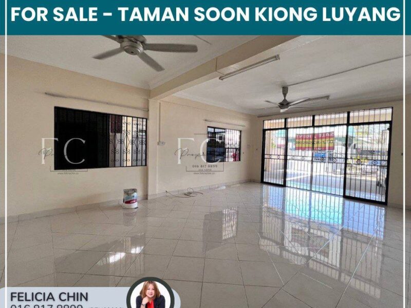 FOR SALE -TAMAN SOON KIONG, LUYANG