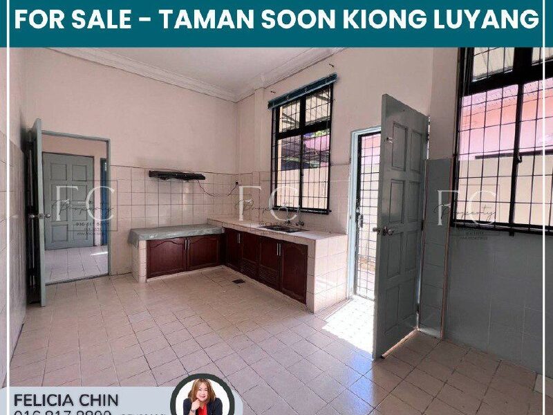 FOR SALE -TAMAN SOON KIONG, LUYANG