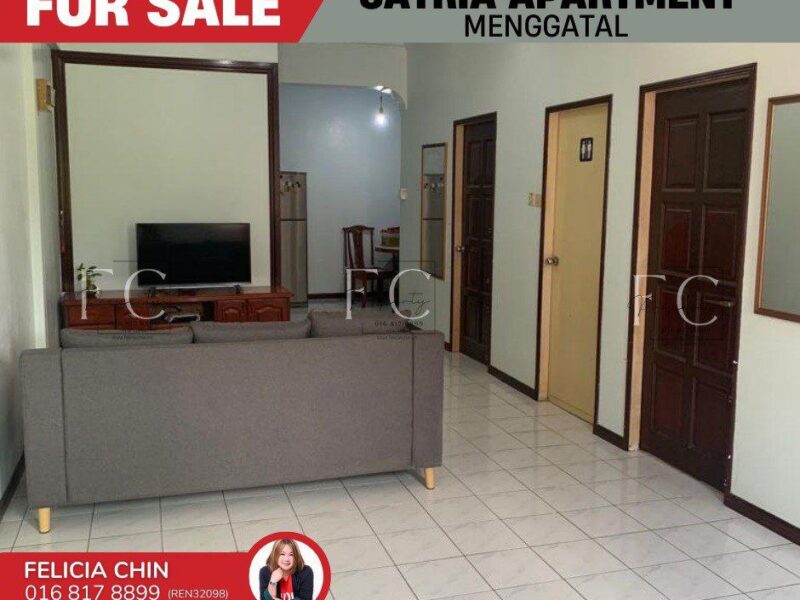 FOR SALE - SATRIA APARMENT @ MENGGATAL