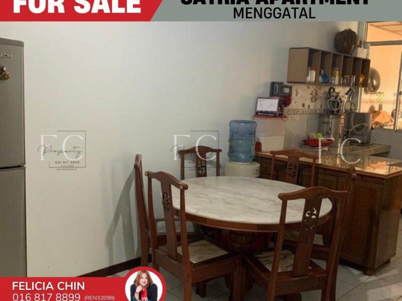 FOR SALE - SATRIA APARMENT @ MENGGATAL