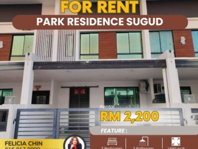 FOR RENT - PARK RESIDENCES SUGUD PHASE 3 @ PENAMPANG