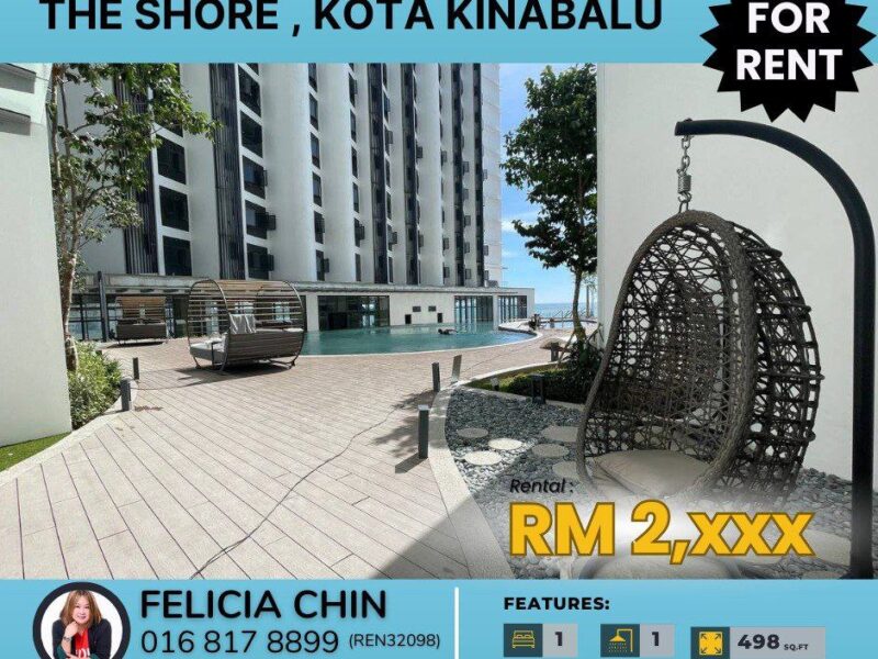 FOR RENT - THE SHORE, KOTA KINABALU