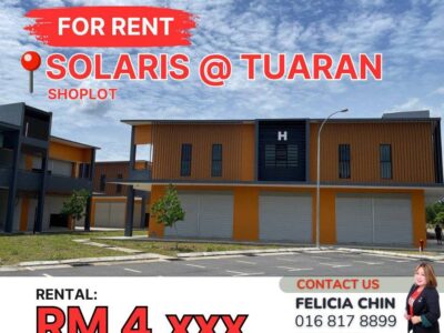 FOR RENT - SOLARIS TUARAN | SHOPLOT GROUND FLOOR