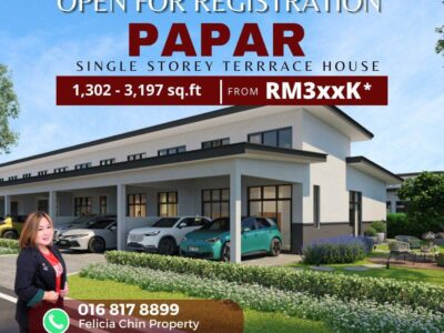 Single Storey Terrace House @ Papar, Benoni