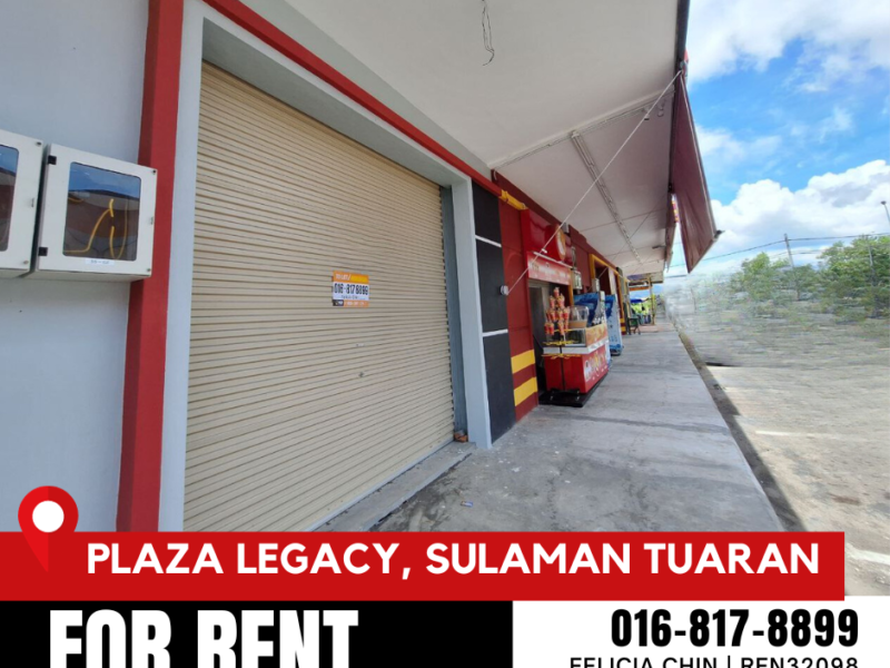 FOR RENT - PLAZA LEGACY LOT16 (GF / 1ST)