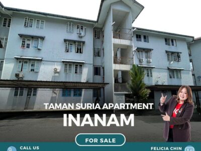 FOR SALE - TAMAN SURIA APARTMENT @ INANAM