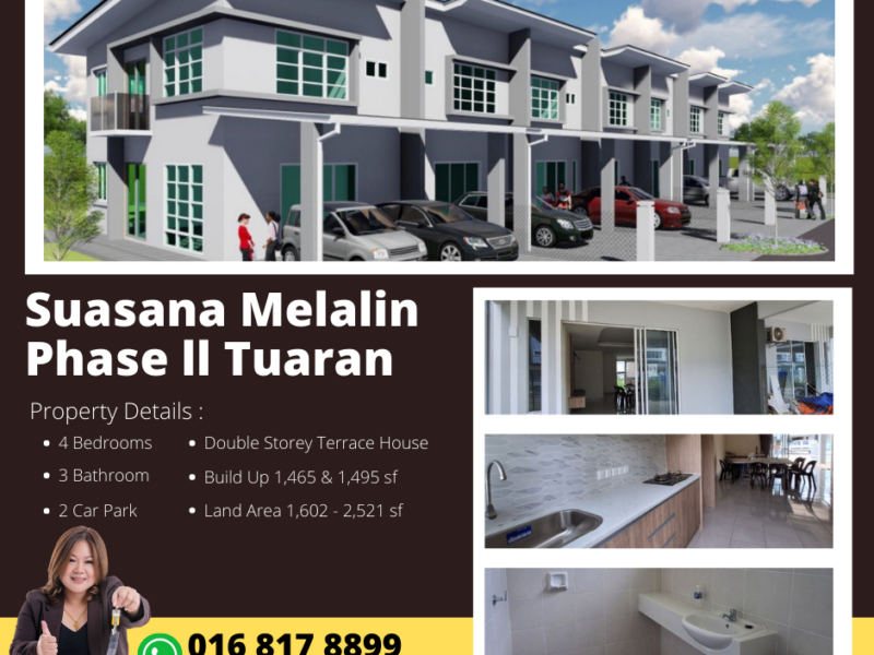 SUASANA MELALIN PHASE 2 TUARAN | DOUBLE STOREY