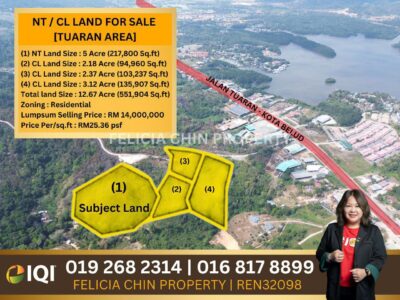 LAND FOR SALE @ TUARAN AREA