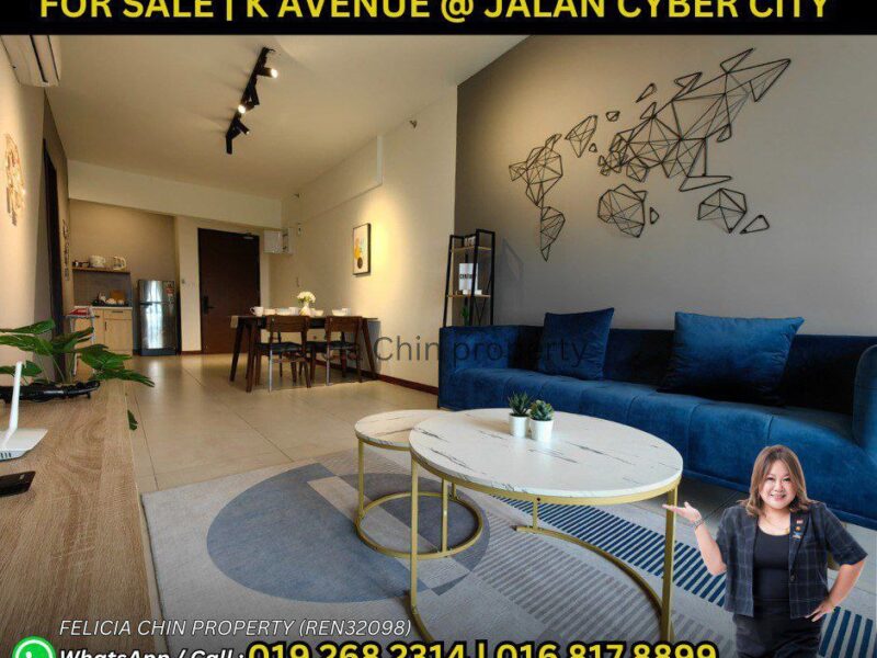 FOR SALE | K AVENUE @ JALAN CYBER CITY | FACING SUNSET