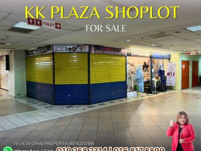 KK PLAZA SHOPLOT FOR SALE