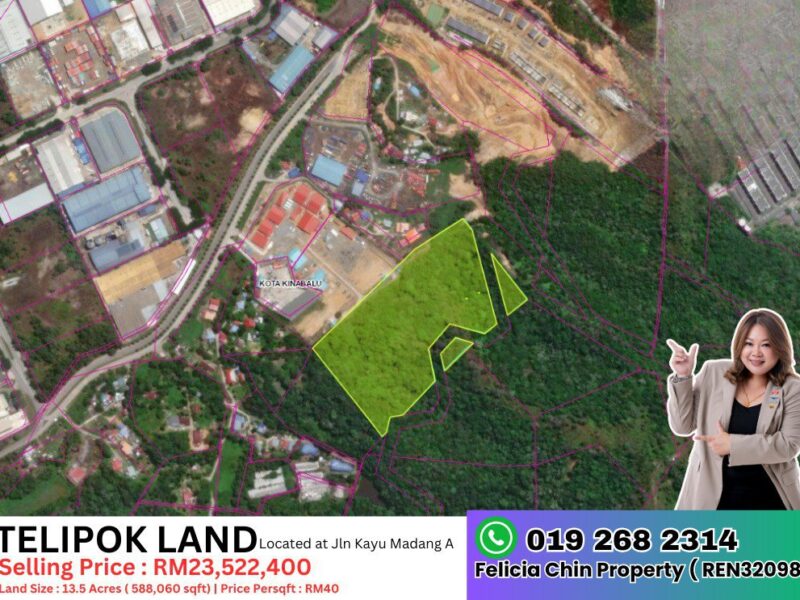 TELIPOK CL LAND FOR SALE | Located at Jalan Kayu Madang A