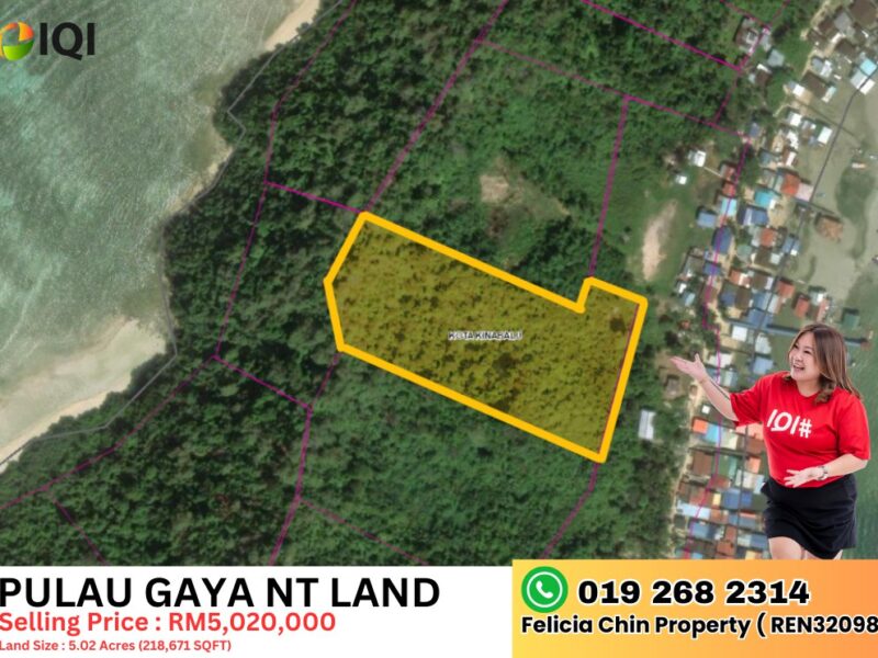 PULAU GAYA NT LAND FOR SALE