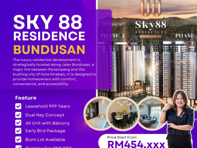 π₯ SKY88 Residences β Luxury Living in Bundusan! π₯