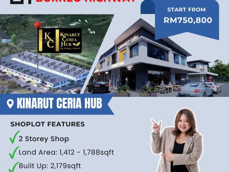 Double-Storey Shop at Kinarut Ceria Hub