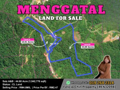 MENGGATAL CL LAND FOR SALE