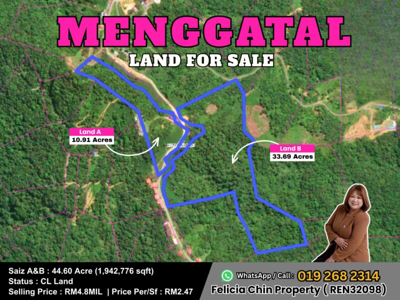 MENGGATAL CL LAND FOR SALE