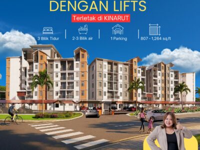 🏡✨ Apartment 5 Tingkat dengan Lif @ Kinarut