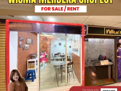 🏪 FOR SALE / RENT – WISMA MERDEKA SHOPLOT 🏙️✨