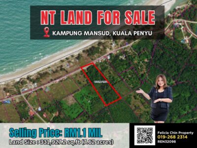 🏞 NT LAND FOR SALE- KUALA PENYU 🏞