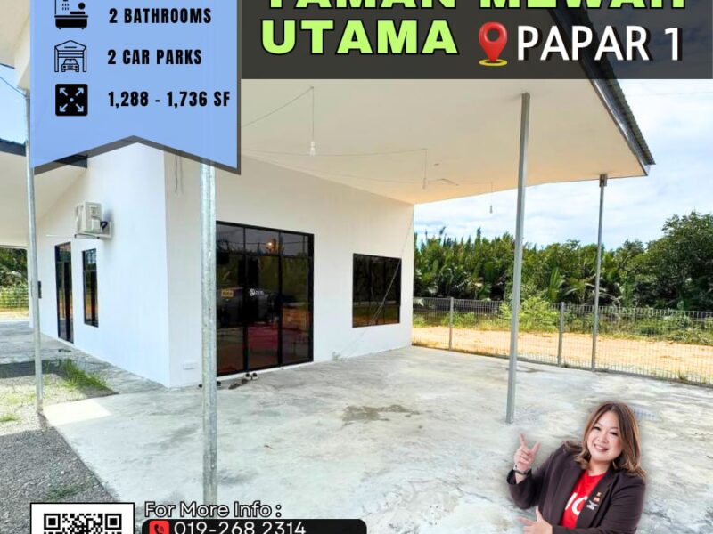 📍 Taman Mewah Utama @ Papar 1