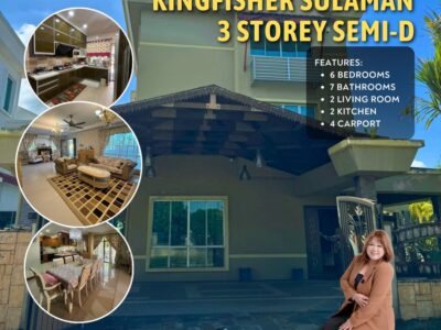 3-Storey SEMI-D CORNER | Kingfisher Sulaman