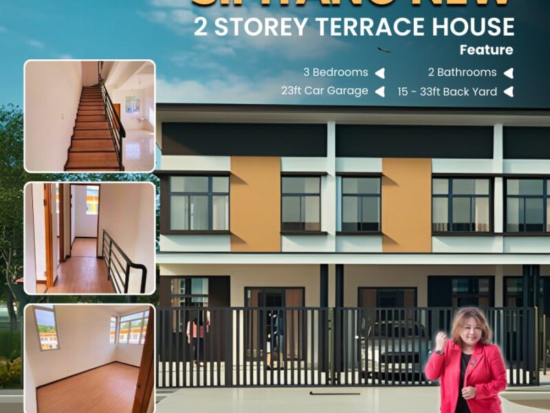 New Double Storey Terrace House, Sipitang