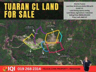 TUARAN CL LAND FOR SALE