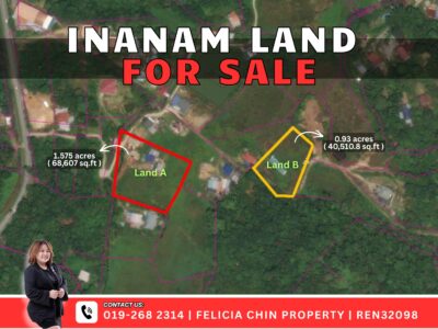 INANAM LAND FOR SALE
