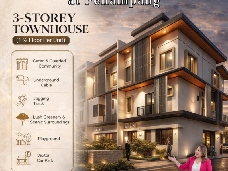 3-Storey Townhouse (1 ½ Per Unit) at Penampang
